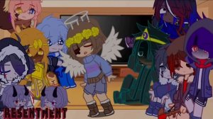 sans au’s react to frisk au bad apple