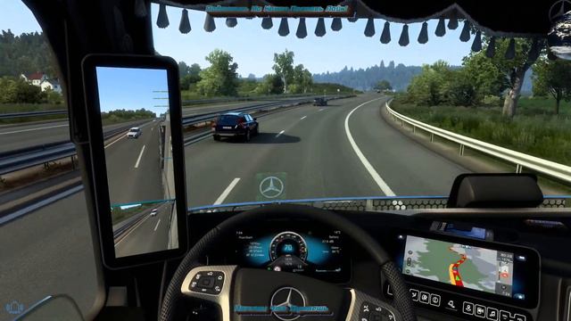 ETS 2. v1.46, # 3.Путешествие На MERCEDES ACTROS 2019, По Карте ProMods 2.63, 2К смотреть онлайн