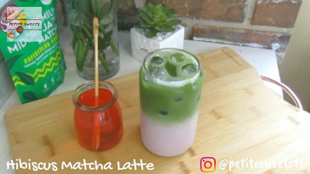 Matcha Drinks🍵🧊| Hibiscus Matcha Latte, Matcha Ice Cubes, & Caramel Matcha Latte| Home Cafe смотреть онлайн