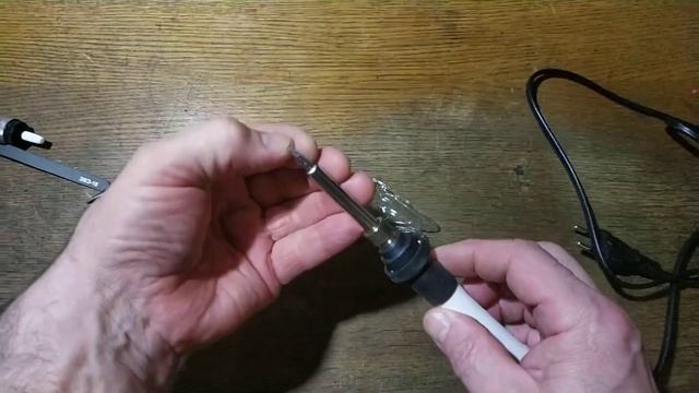 Паяльник с регулируемой температурой жала. смотреть онлайн