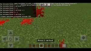 Обновление моего мода на декоративную кровь для Minecraft PE/BE
