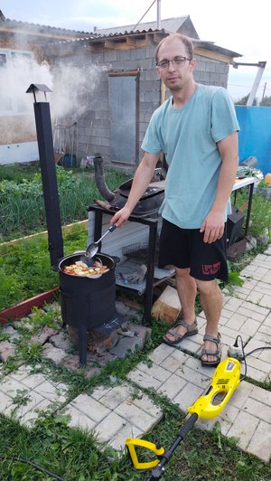 Холодец в Афганском казане