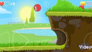 как пройти пять уровней в красном шарике 😮