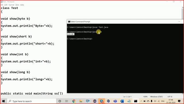 # 25 OOPS   | Type Conversion  | Type Promotion & Casting  In Java Tutorial | Java Basic