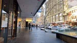 CITY WALK IN WINTER 2022 | MELBOURNE AUSTRALIA