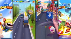 5 МИРОВ Мальчики VS Девочки в ГОВОРЯЩИЙ Том Погоня героев против Бег за золотом и Crash Bandicoot