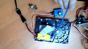 HDD двигатель. Подключение, запуск и регулировка скорости.Сonnect your hard drive