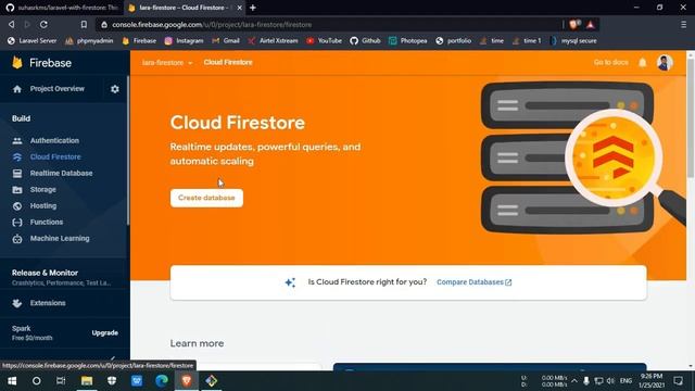 CRUD in Laravel with Firestore Database смотреть онлайн