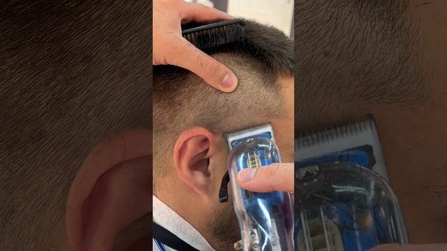 Стрижка Цезарь с элементом тейпера фейда смотреть онлайн