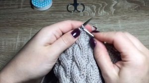 МК.Зимняя детская шапка спицами. Двойная шапка.