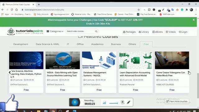 Tutorialspoint Free Courses with Certificate।।Paid Courses for Free ?