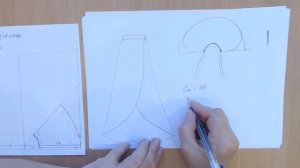 Юбка полусолнце с запахом