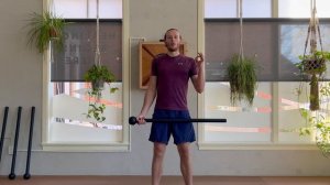Steel Mace Drill for Functional Biceps