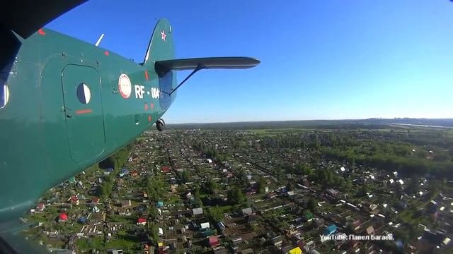 Взлёты и посадки Ан-2 летом и зимой. Киров, аэродром Порошино.