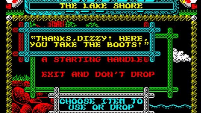 Обложка из Dizzy Three.. and a Half!, 1989 г., ZX Spectrum. Полное прохождение игры.