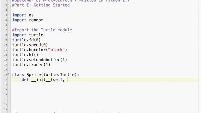 Python Game Programming Tutorial: SpaceWar 1 смотреть онлайн