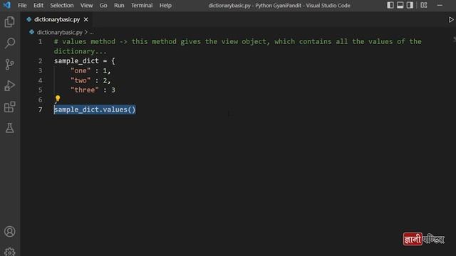 Python Dictionary Values | Lecture 47 | Python for Beginners
