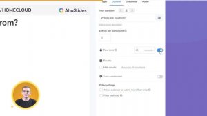 [1 Minute] How to Set Up an Interactive Word Cloud | AhaSlides