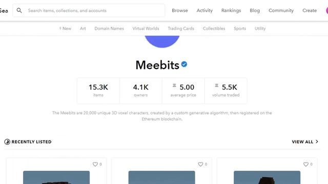Meebits - новый NFT-проект Larva Labs. Обзор. смотреть онлайн