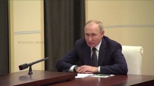 Путин: Хочу поблагодарить всех, кто вступил в ряды вооруженных сил.