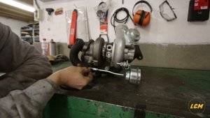 TD04 19T Turbo Wastegate Actuator Relocation Bracket - Volvo B230