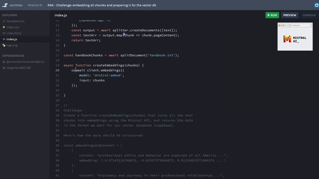 Learn Mistral AI  JavaScript Tutorial