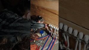 Подключение коллектора отопления