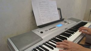 Белые розы на синтезаторе Yamaxa DGX 230