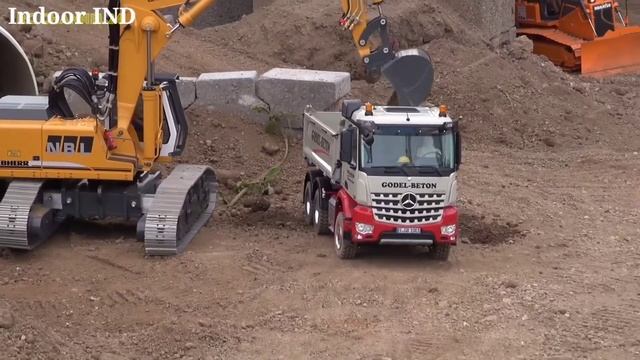 EPIC_RC_equipment! Excavator!Trucks! Dozer Remote control children JCB | Construction site RC toys