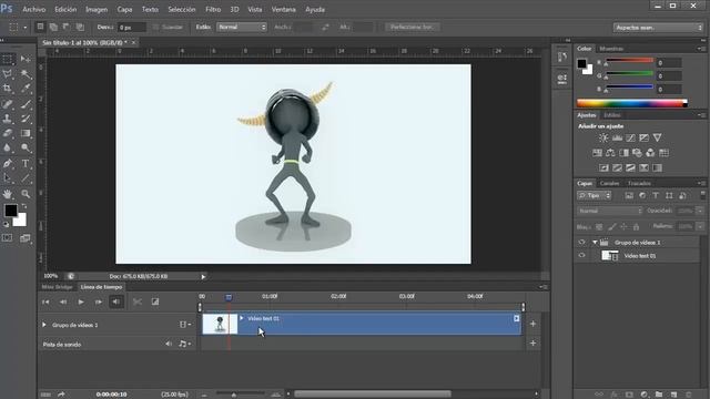 Photoshop CS6 Introductorio 40 Linea de tiempo смотреть онлайн