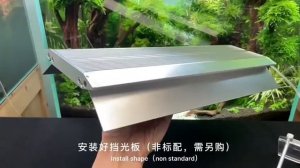 WEEK AQUA Mustang M series D led aquarium light video