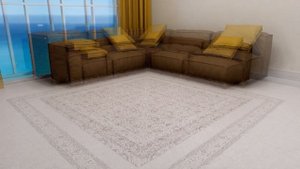 Керамогранит серии Deloni от фабрики Alma Ceramica.