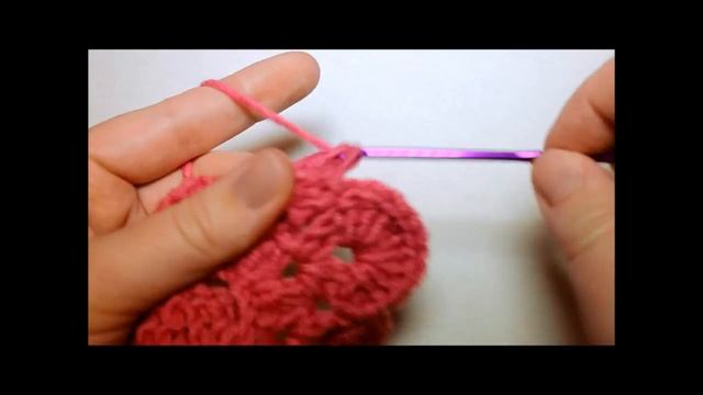 Объемный цветок крючком. МАСТЕР КЛАСС