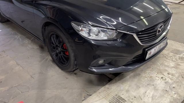 Мазда 6 установка билед