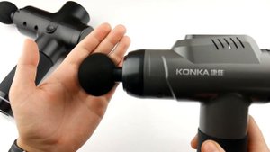 ПЕРКУССИОННЫЙ МАССАЖЕР ПУШКА KONKA A1-8D / 30$, BANGGOOD
