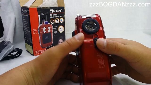 Радиоприемник с Флешкой Golon Rx-621 Mic, Радиоприемник с Фонарем смотреть онлайн
