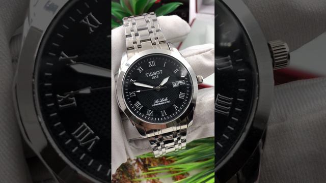 Часы кварцевые Tissot темный циферблат