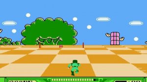 3D Adventures of World Runner - 8 bit game