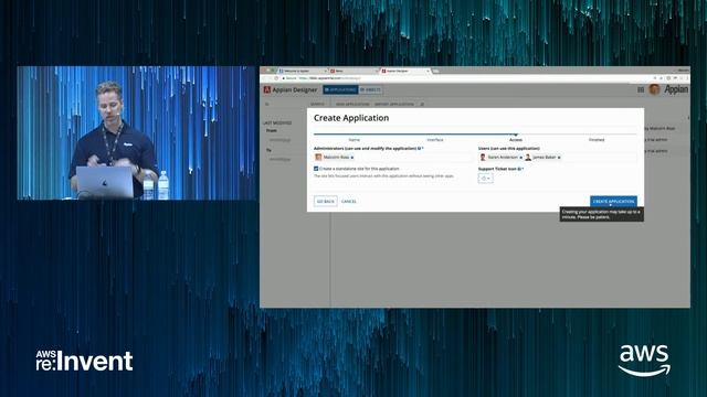 AWS re:Invent 2017: Low-Code Application Development with Appian on AWS (DEM41) смотреть онлайн