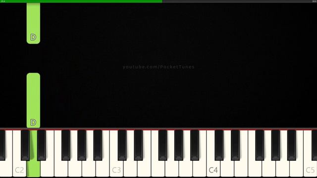J.S. Bach - Blue Lobster│EASY Piano Tutorial│RIGHT HAND 🤚