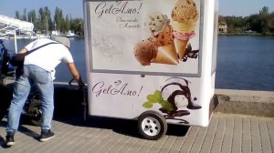 Передвижная автономная торговая точка, отцепление