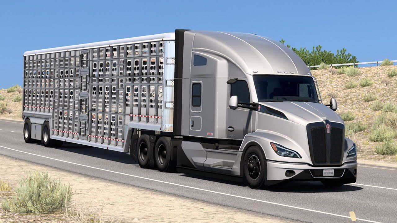 [ATS] New Kenworth T680_Animals Delivery By Stepfan смотреть онлайн