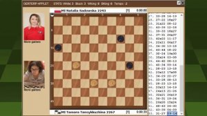 Tansykkuzhina - Sadowska. World Draughts Championship 2021. Tiebreak