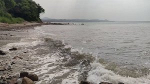 Джубга. Берег около отеля.mp4