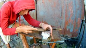 Блесна своими руками, из медной пластины. процесс изготовления.