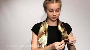 Мода Волшебная пряжка для платка