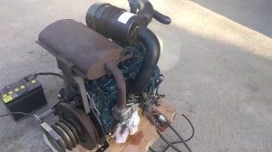 Запуск контрактного двигателя Kubota V1505-C-3-043966