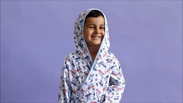 Халат с акулами для мальчика (34683825) КотМарКот смотреть онлайн