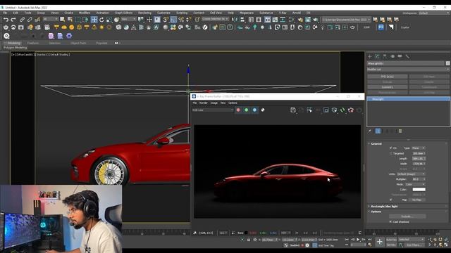 How to Create Car Renders In 3ds Max || Studio Lighting || Wallpaper Render смотреть онлайн