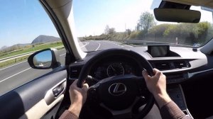 Lexus CT 200h MY2018 POV Test Drive + Acceleration 0 - Top Speed